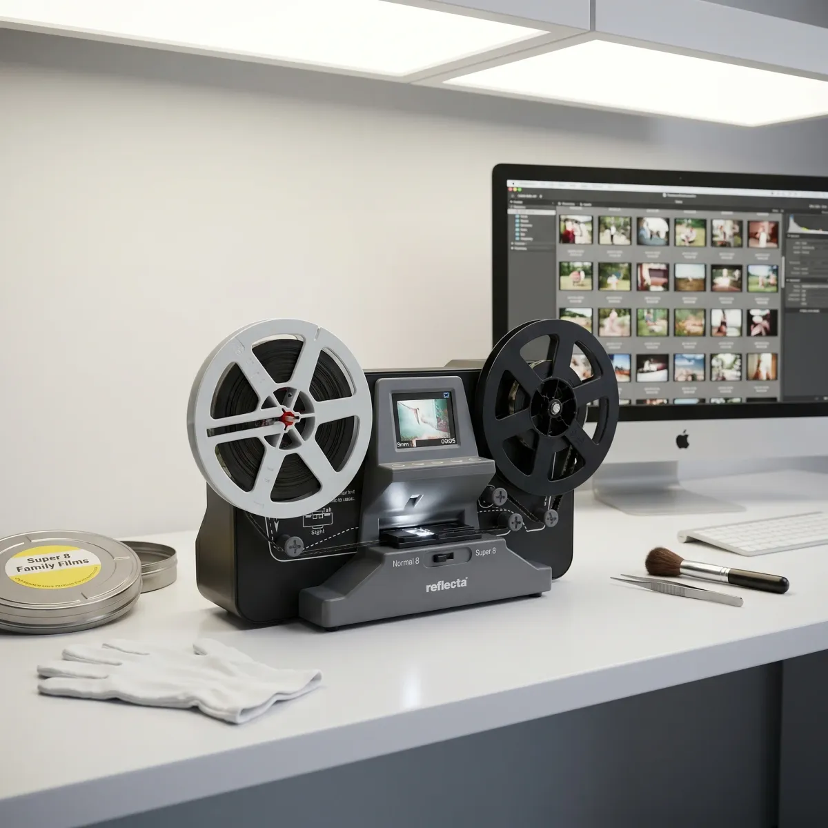 8 mm ir Super 8 mm kino juostų skaitmeninimas Alytuje — senų kino juostų skenavimas kadrais ir perkėlimas į skaitmeninį formatą