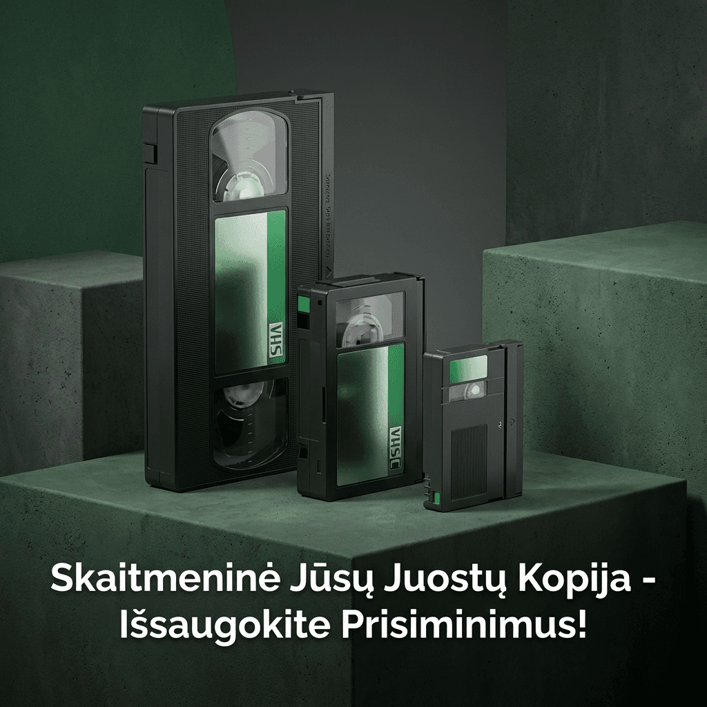 Vaizdo juostų skaitmeninimas — VHS, VHS-C